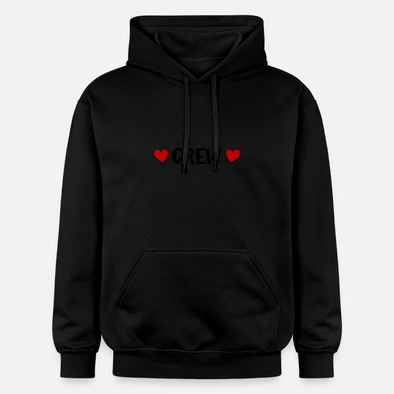 Cœur d’équipage - Sweat à capuche Softstyle® Gildan Unisexe - noir
