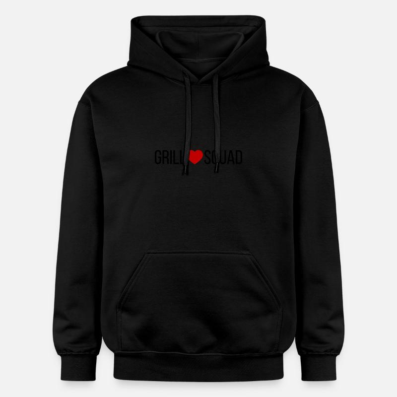 Grill Squad Coeur - Sweat à capuche Softstyle® Gildan Unisexe - noir