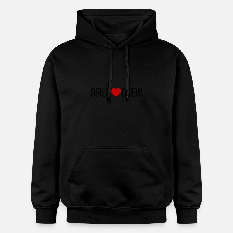 Coeur d’équipage filles - Sweat à capuche Softstyle® Gildan Unisexe - noir