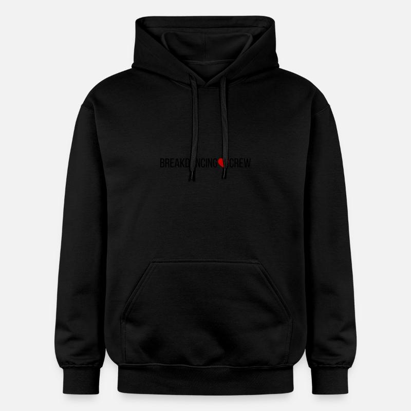 Breakdance Crew Cœur - Sweat à capuche Softstyle® Gildan Unisexe - noir