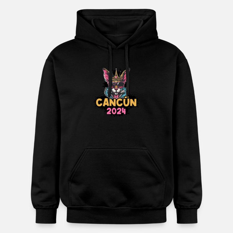 Lapin Cancun 2024 - Sweat à capuche Softstyle® Gildan Unisexe - noir