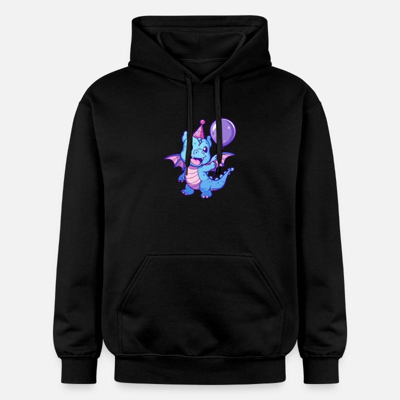 Dragon Anniversaire Bébé - Sweat à capuche Softstyle® Gildan Unisexe - noir