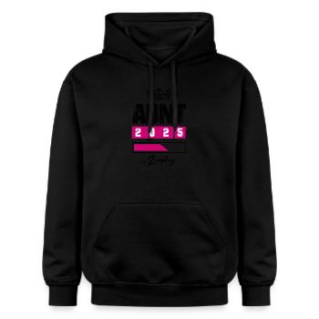 Tante 2025 Loading - Gildan Unisex Softstyle® Midweight Hoodie - Schwarz - Vorne - Marisol (170cm) & Nik (191cm)