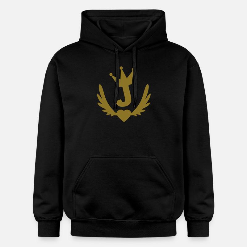 j_real_winged_heart - Sweat à capuche Softstyle® Gildan Unisexe - noir