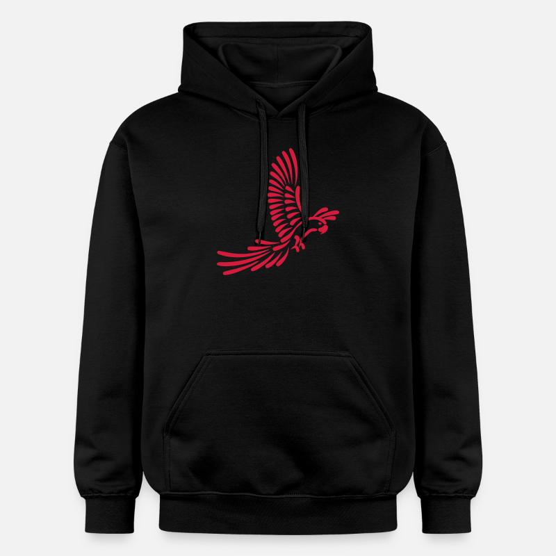 Perroquet - Sweat à capuche Softstyle® Gildan Unisexe - noir