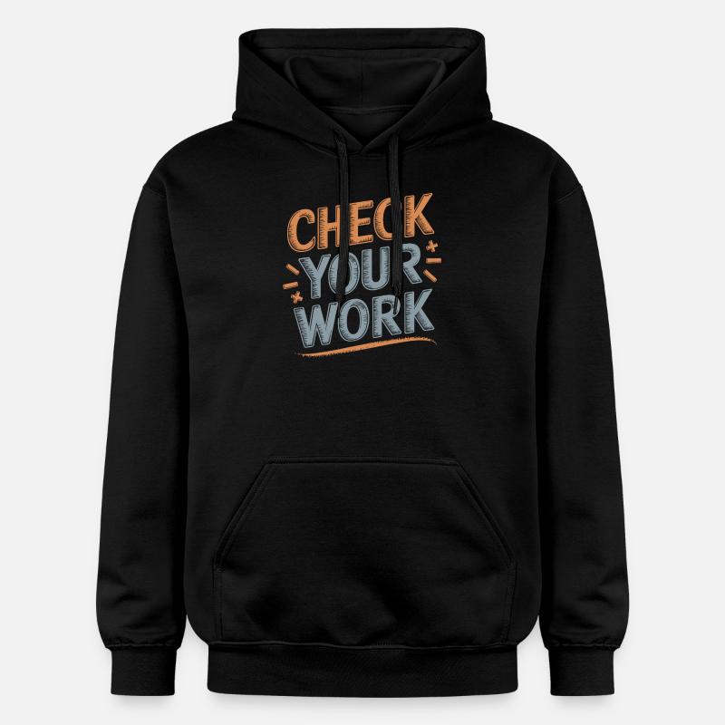 Les mathématiques simplifiées - Sweat à capuche Softstyle® Gildan Unisexe - noir