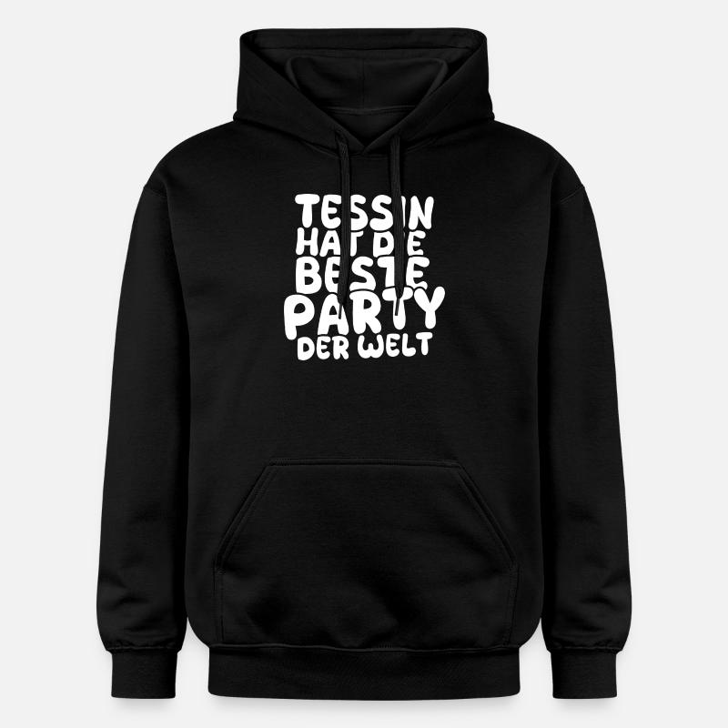Tessin - Sweat à capuche Softstyle® Gildan Unisexe - noir