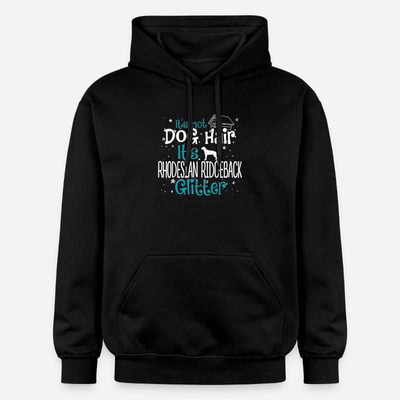 C'est Rhodesian Ridgeback Glitter Shirt - Sweat à capuche Softstyle® Gildan Unisexe - noir