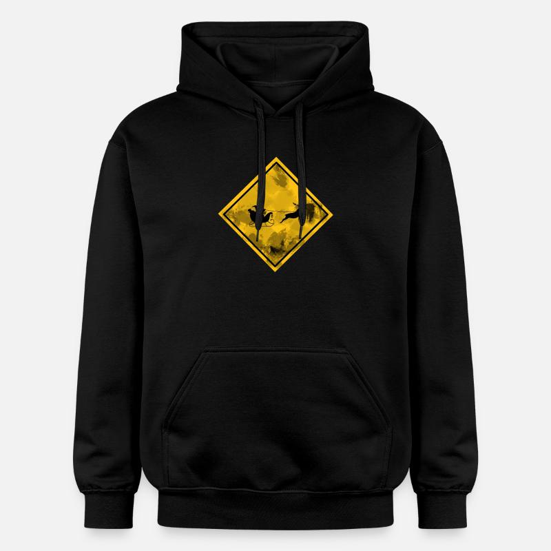 Traversée de Slay - Sweat à capuche Softstyle® Gildan Unisexe - noir