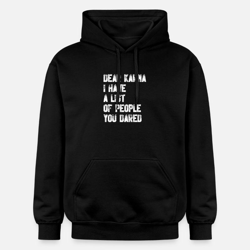 Cher Karma, - Sweat à capuche Softstyle® Gildan Unisexe - noir