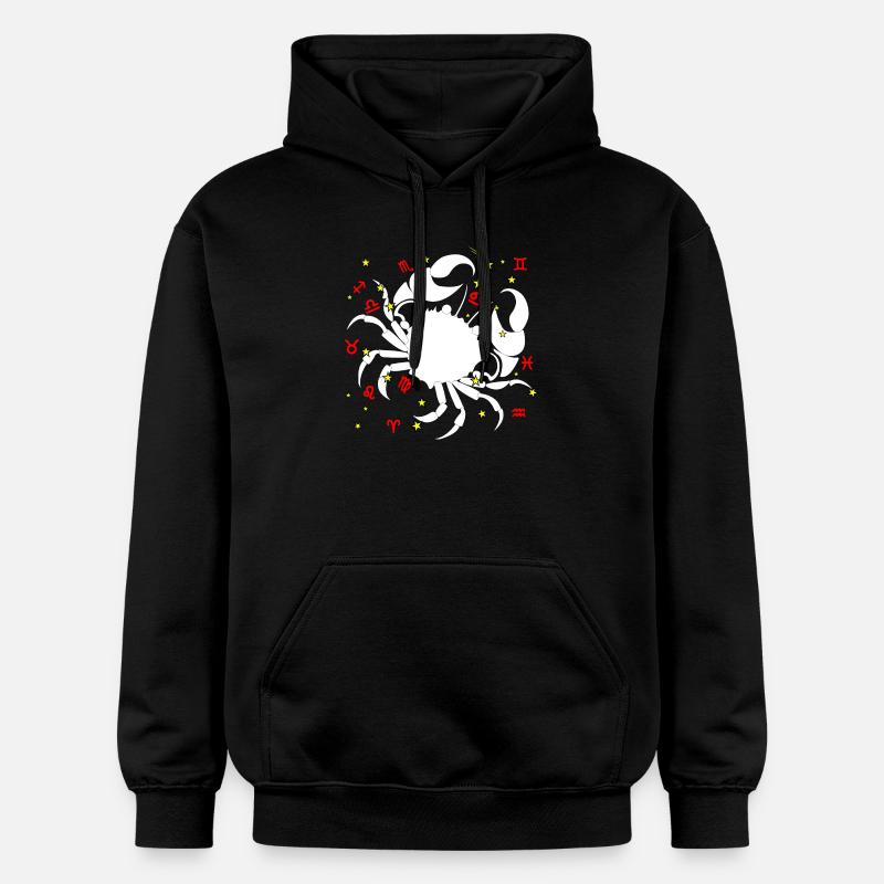 Couleur homard - Sweat à capuche Softstyle® Gildan Unisexe - noir