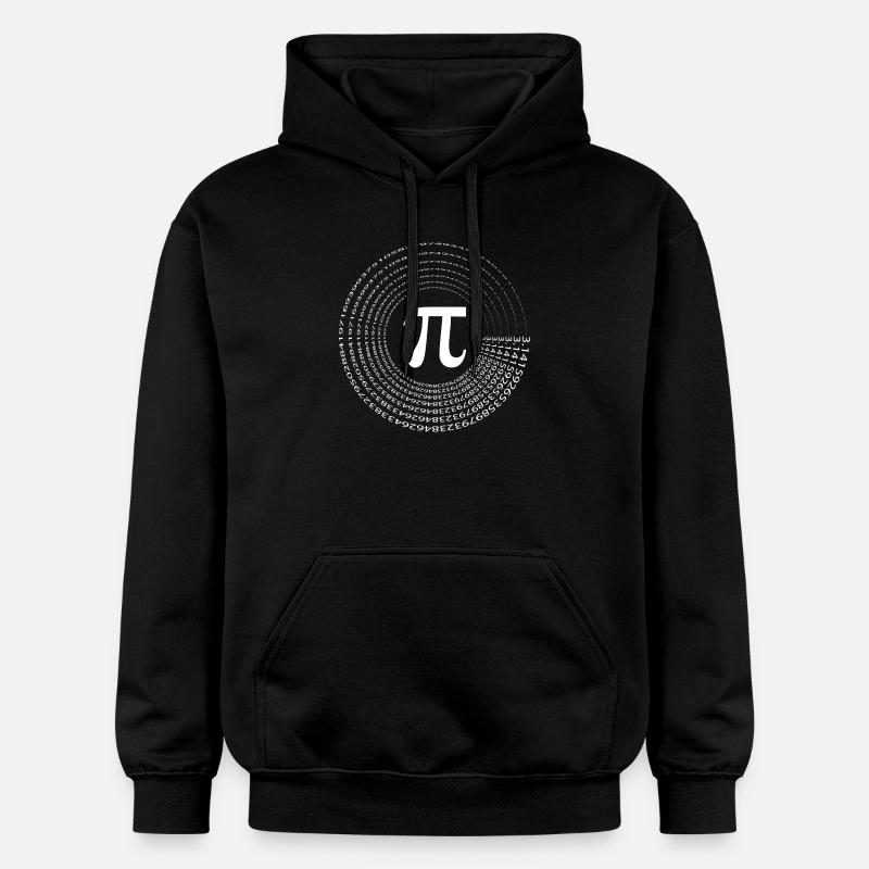 Pi spirale - Sweat à capuche Softstyle® Gildan Unisexe - noir