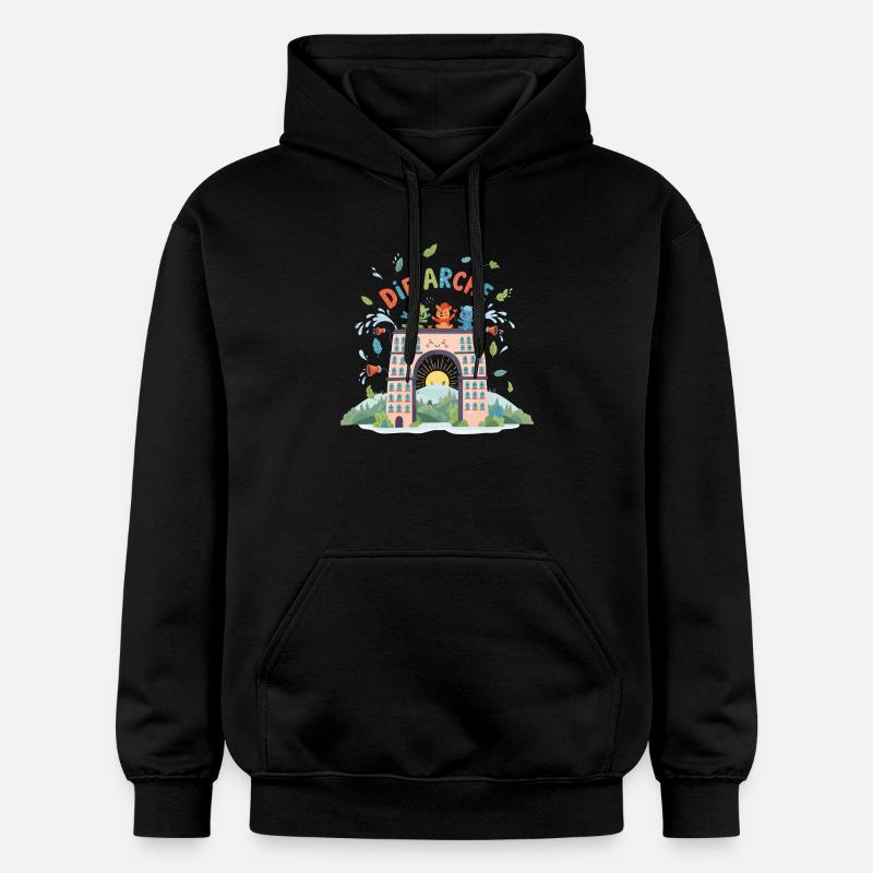 L’Arche de la Joie - Sweat à capuche Softstyle® Gildan Unisexe - noir