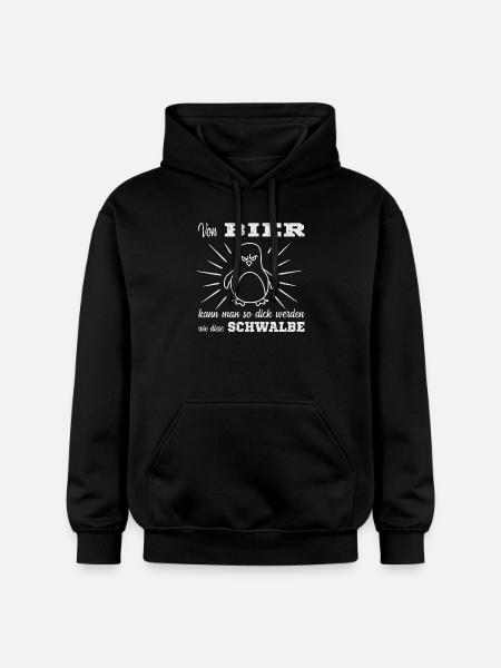 Bier Spruch - Gildan Unisex Softstyle® Midweight Hoodie - Schwarz