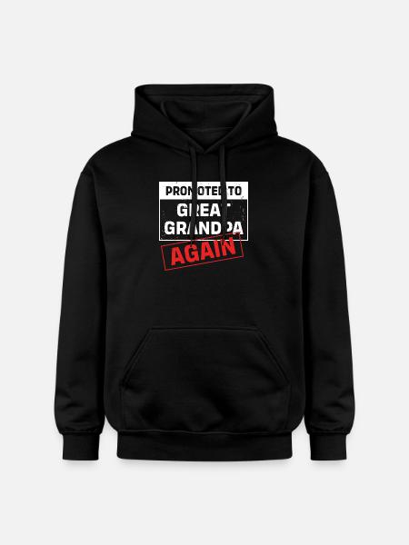 Papy Grand-père Petit-enfant Papy - Sweat à capuche Softstyle® Gildan Unisexe - noir