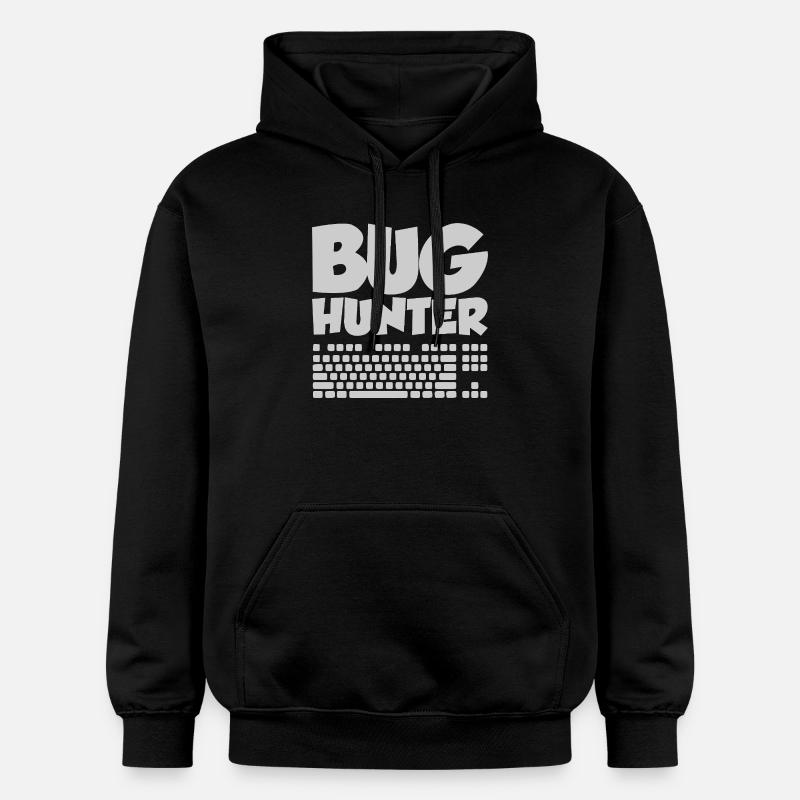 Roliga mjukvaruingenjörer programmerare utvecklare - Gildan luvtröja unisex Softstyle® Midweight - svart
