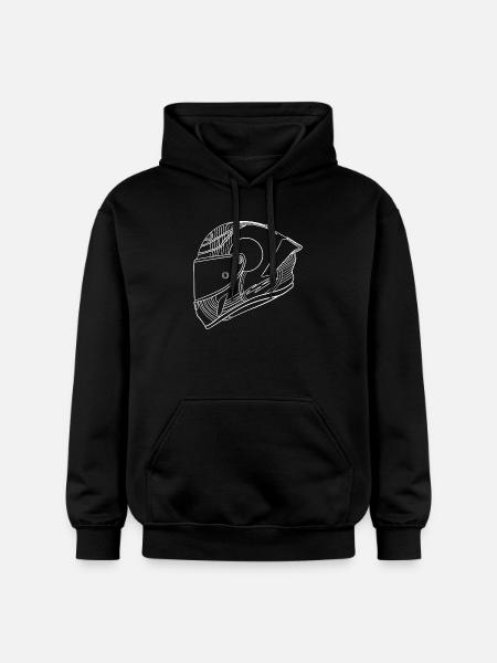 Weis Helmet - Gildan Unisex Softstyle® Midweight Hoodie - black