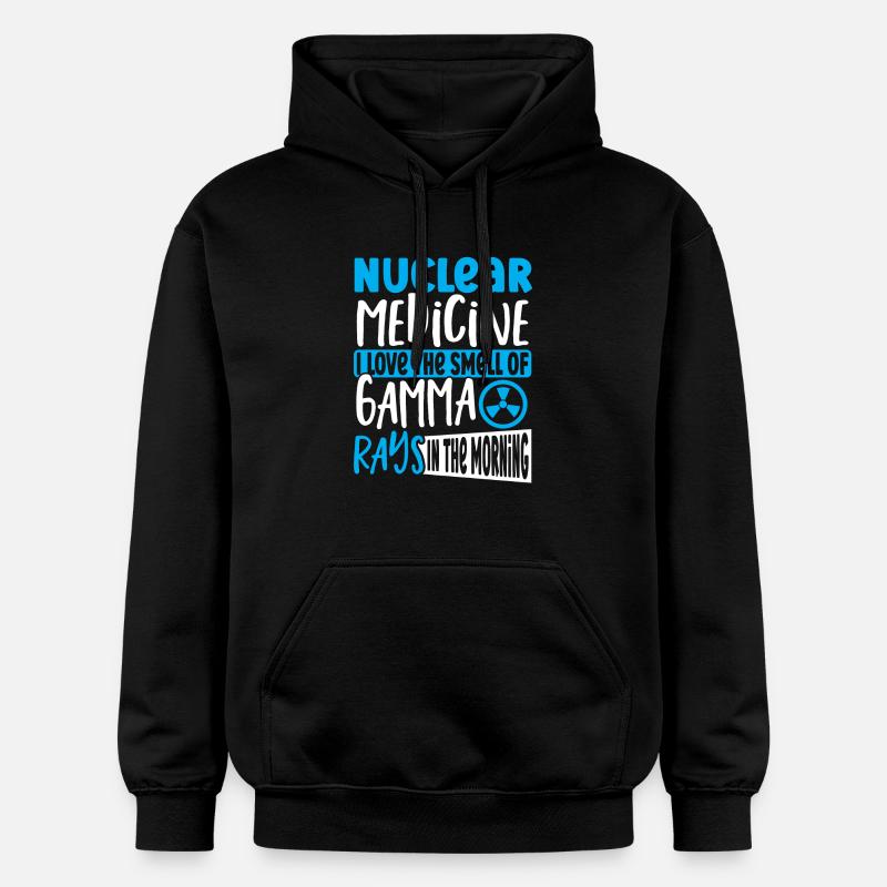 Médecine nucléaire J’aime l’odeur de - Sweat à capuche Softstyle® Gildan Unisexe - noir