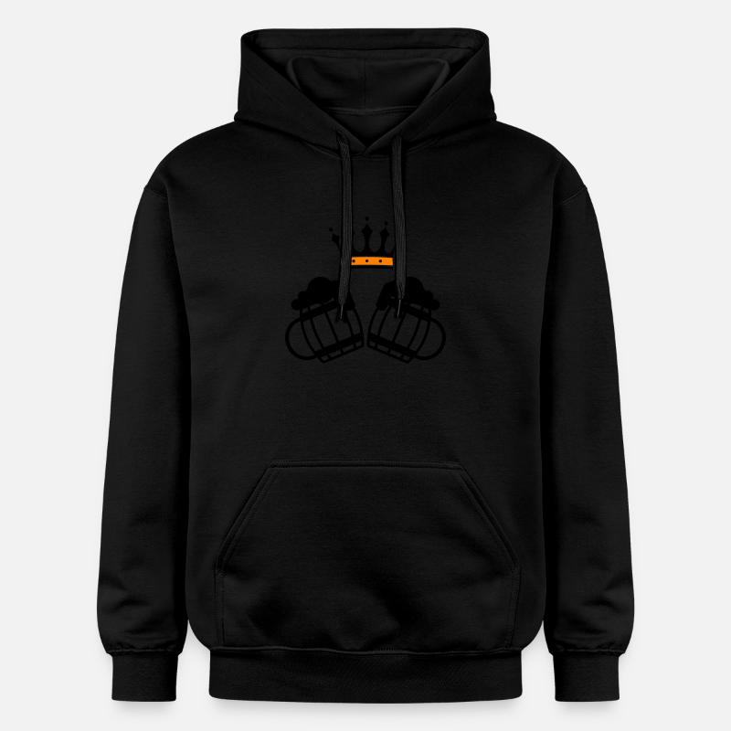 Couronne de bière - Sweat à capuche Softstyle® Gildan Unisexe - noir