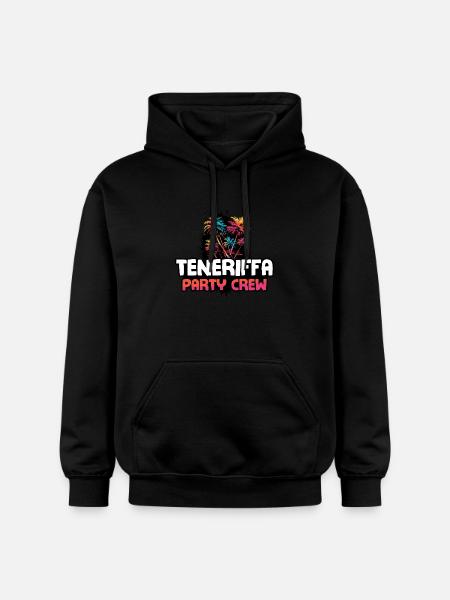 Teneriffa Party Crew - Gildan Unisex Softstyle® Midweight Hoodie - Schwarz