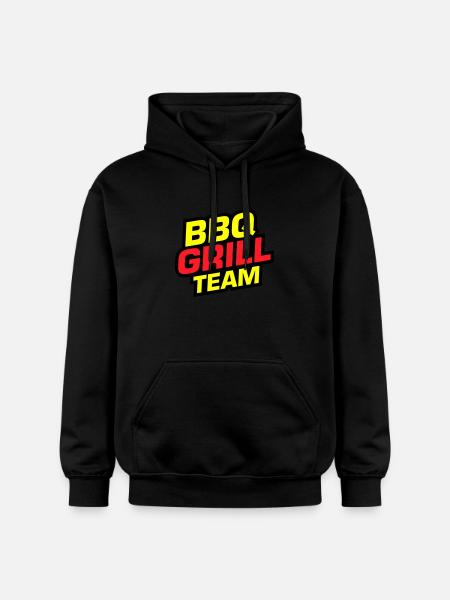 Grill Bbq BarbecueTeam - Gildan Unisex Softstyle® Midweight Hoodie - black