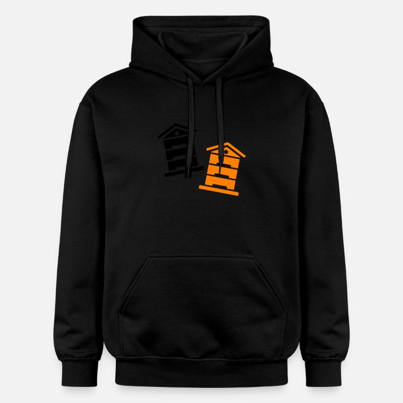 Honig Imker - Gildan Unisex Softstyle® Midweight Hoodie - Schwarz