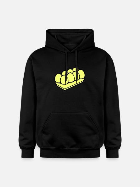 Eggs symbol - Gildan Unisex Softstyle® Midweight Hoodie - black