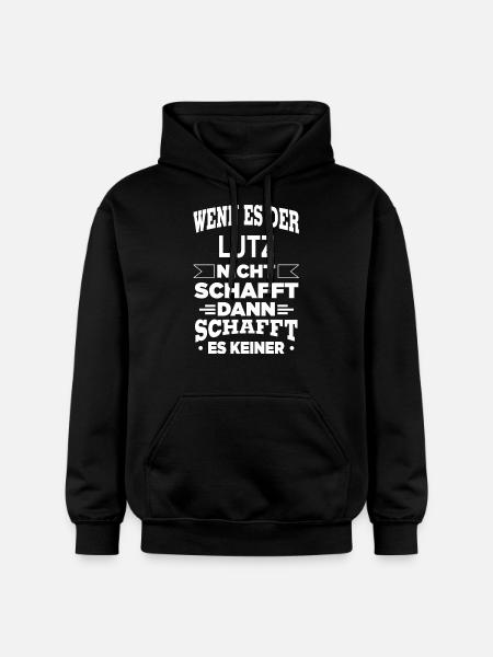 LUTZ - Gildan Unisex Softstyle® Midweight Hoodie - Schwarz