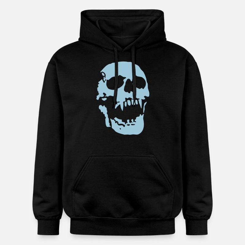 scream_skull - Sweat à capuche Softstyle® Gildan Unisexe - noir