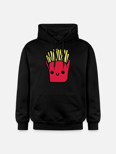 Frites - Sweat à capuche Softstyle® Gildan Unisexe - noir