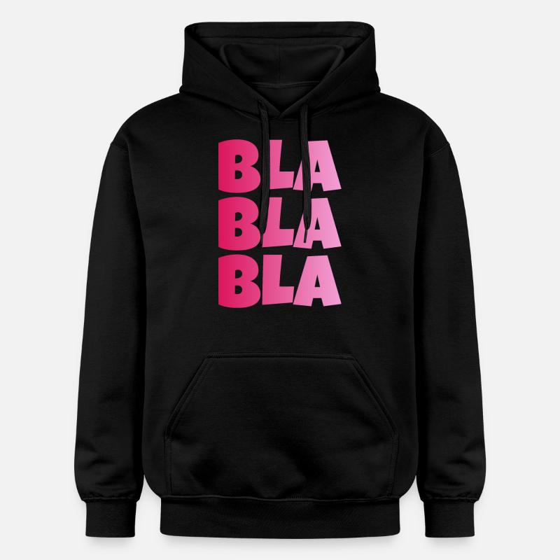 BLA BLA BLAS - Sweat à capuche Softstyle® Gildan Unisexe - noir