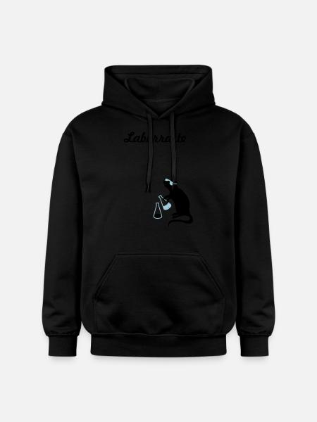 laboratory rat - Gildan Unisex Softstyle® Midweight Hoodie - black