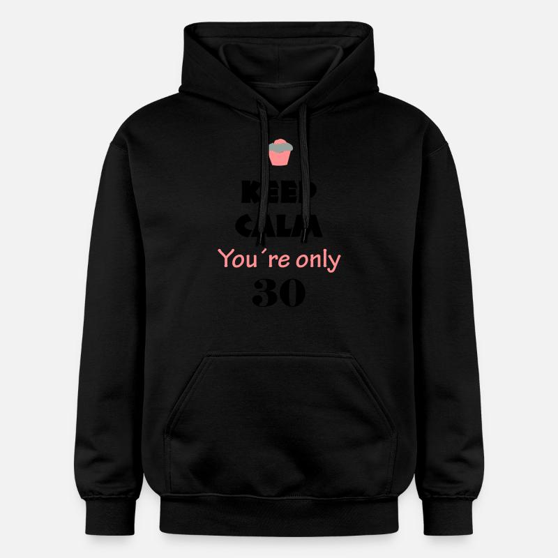 birthday 30 - Gildan Unisex Softstyle® Midweight Hoodie - black