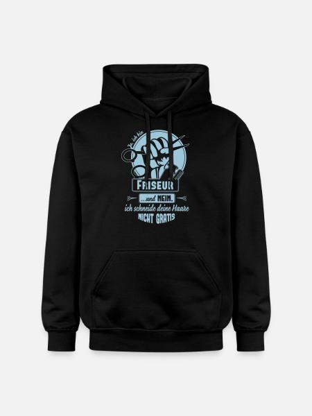 Ja ich bin Friseur - Gildan Unisex Softstyle® Midweight Hoodie - Schwarz