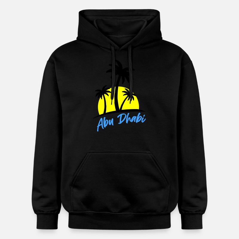 Abou Dhabi - Sweat à capuche Softstyle® Gildan Unisexe - noir