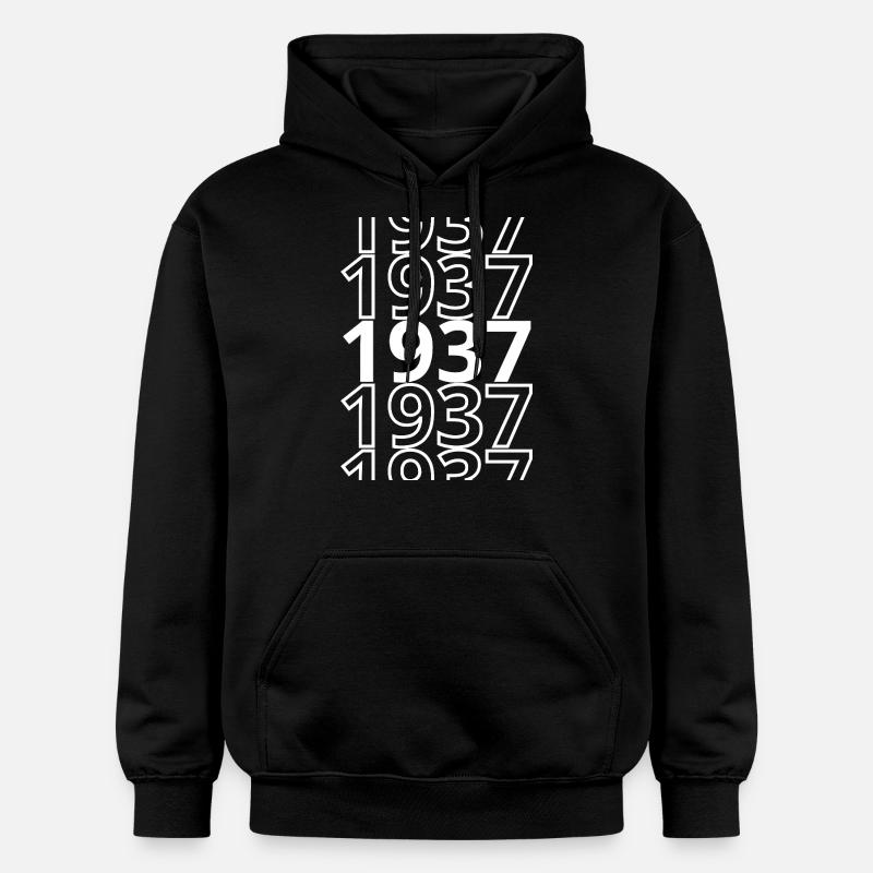 1937 1937 1937 - Sweat à capuche Softstyle® Gildan Unisexe - noir