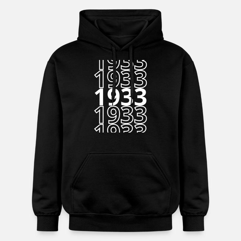 1933 1933 1933 - Sweat à capuche Softstyle® Gildan Unisexe - noir