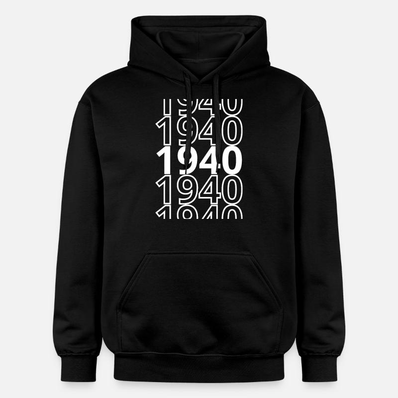 1940 1940 1940 - Sweat à capuche Softstyle® Gildan Unisexe - noir