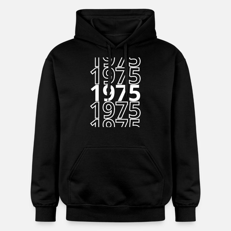 1975 1975 1975 - Sweat à capuche Softstyle® Gildan Unisexe - noir