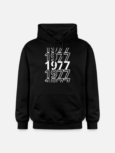 1977 1977 1977 - Gildan Unisex Softstyle® Midweight Hoodie - black
