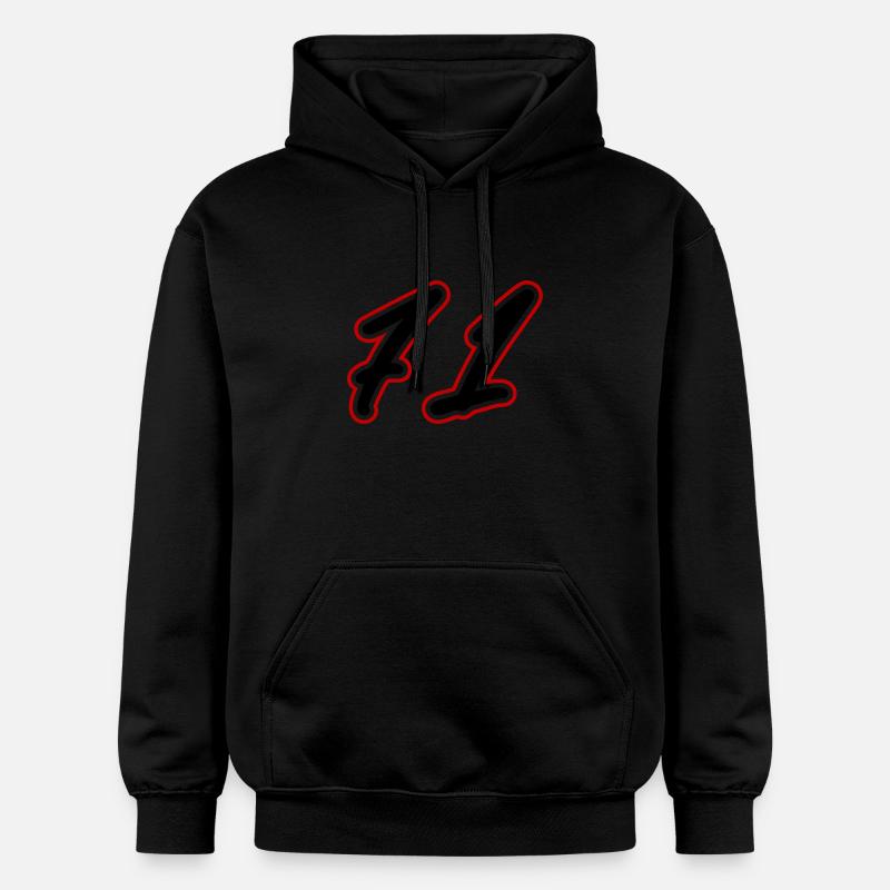 71 Symbole numérique - Sweat à capuche Softstyle® Gildan Unisexe - noir