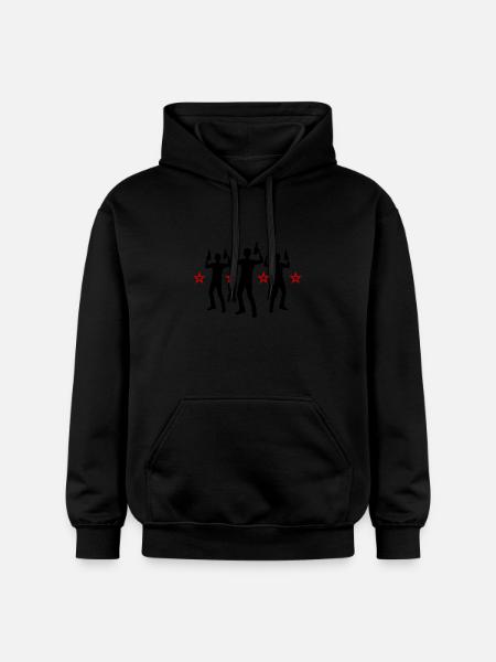 Crew Party Group - Gildan Unisex Softstyle® Midweight Hoodie - black