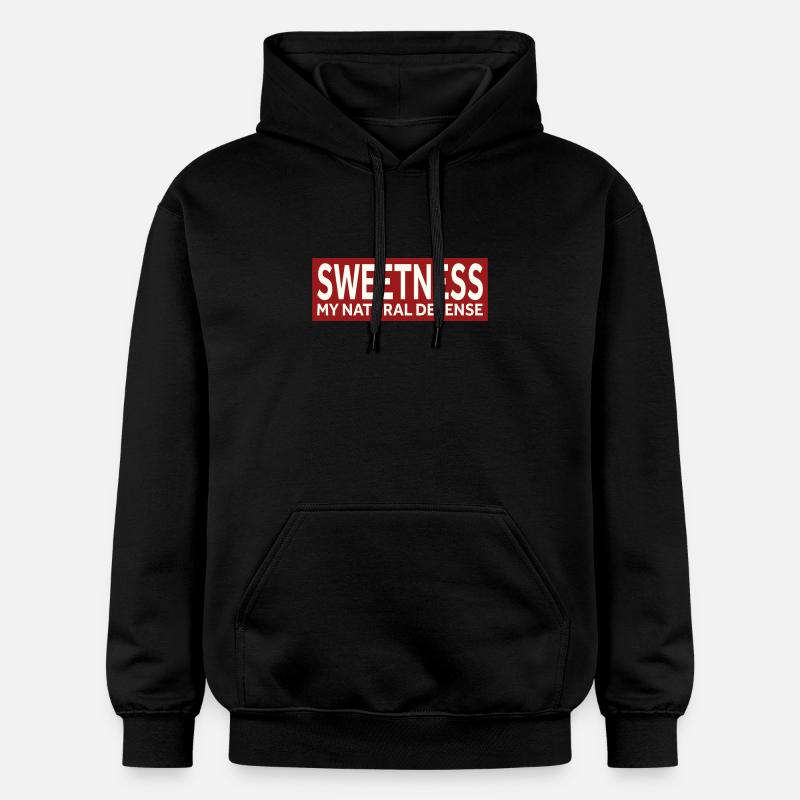 LA DOUCEUR - MA DÉFENSE NATURELLE - Sweat à capuche Softstyle® Gildan Unisexe - noir