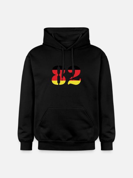 82 Number Jersey Germany - Gildan Unisex Softstyle® Midweight Hoodie - black