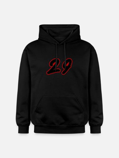 29 Number symbol - Gildan Unisex Softstyle® Midweight Hoodie - black