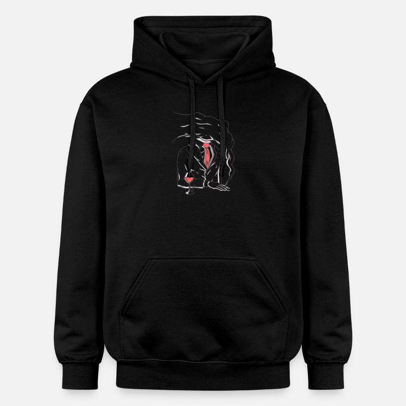 odissé - design 1 - Sweat à capuche Softstyle® Gildan Unisexe - noir