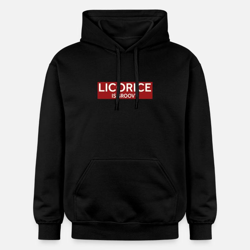LA RÉGLISSE EST GROOVY - Sweat à capuche Softstyle® Gildan Unisexe - noir