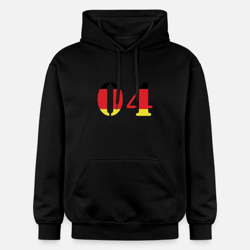 Maillot 4 numéros Allemagne - Sweat à capuche Softstyle® Gildan Unisexe - noir