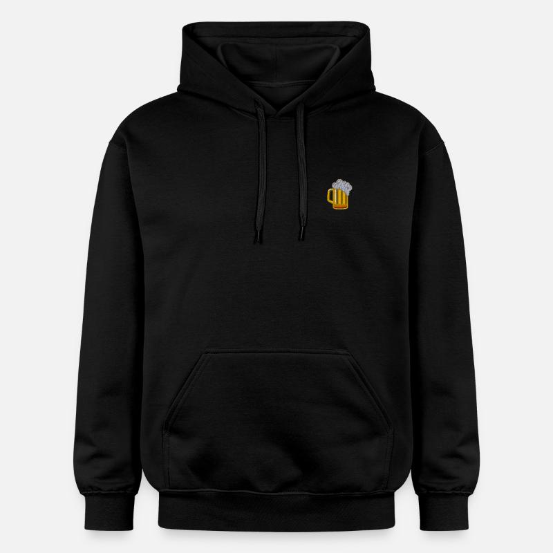 Bier - Gildan Unisex Softstyle® Midweight Hoodie - Schwarz