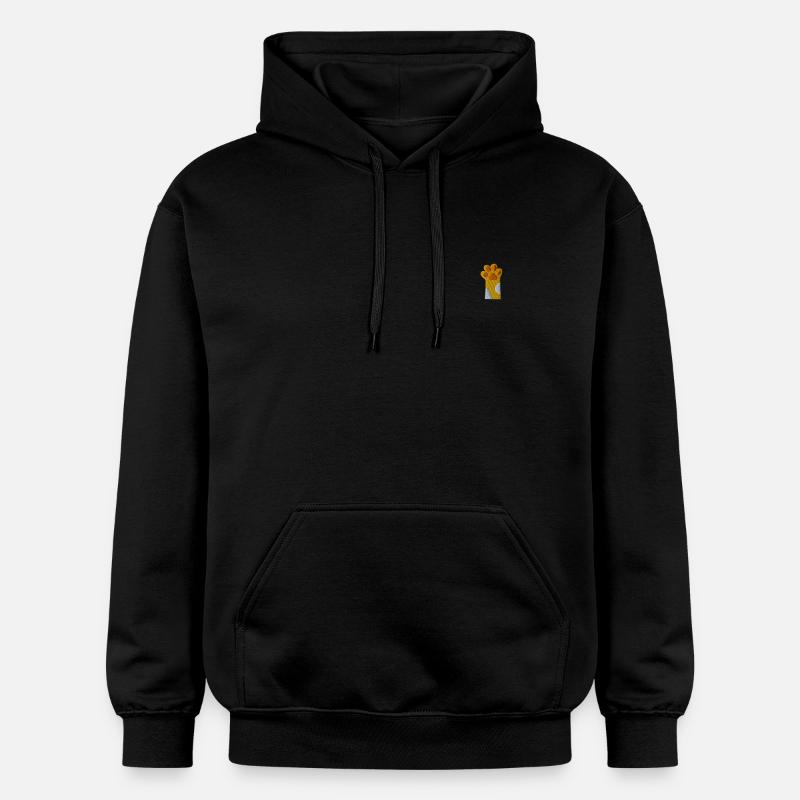 Patte de chat - Sweat à capuche Softstyle® Gildan Unisexe - noir